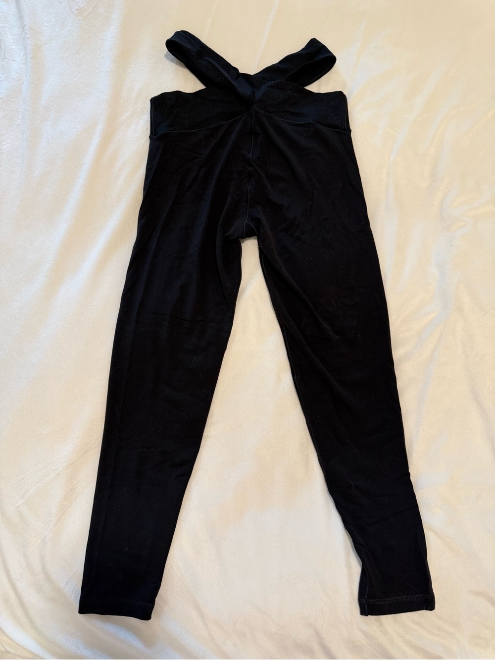 Aerie OFFLINE - Black Crisscross Waist Leggings